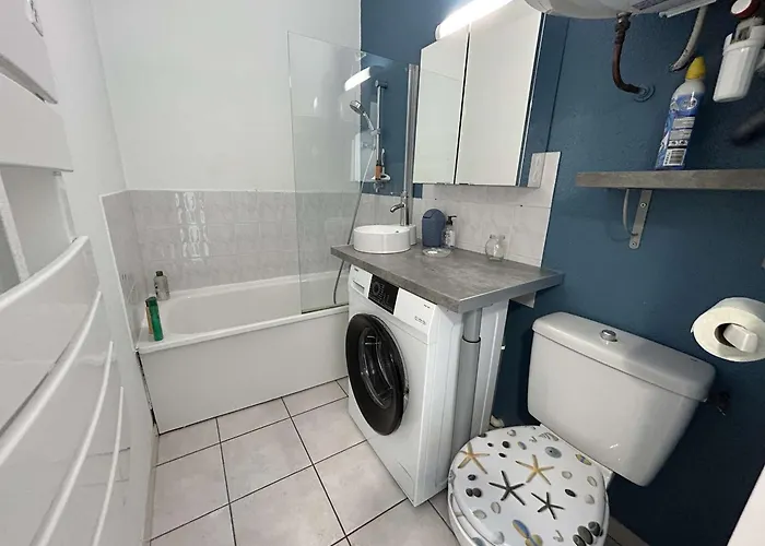 Studio Cabine 3/4 Couchages Avec Balcon Et Parking A Saint-Hilaire-De-Riez - Fr-1-224C-293 Διαμέρισμα *